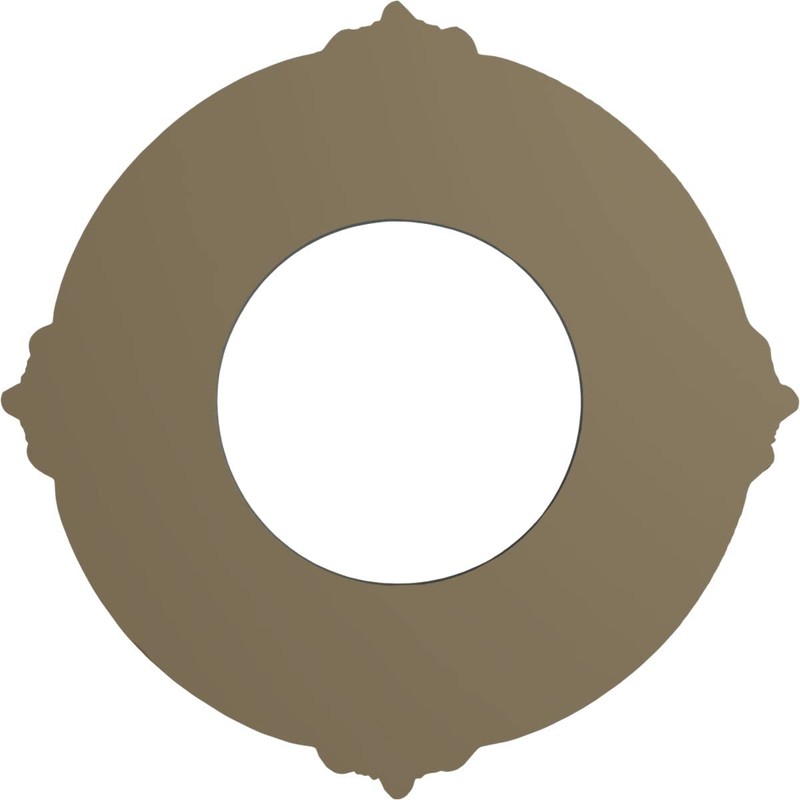 Ekena Millwork CM09BN Benson Ceiling Medallion, 9"OD x 4 1/8"ID