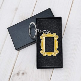 Friends TV Show Keychain - Peephole Frame As Seen On Monica's Door Keychain, Friends TV Show Merchandise, Great Present for F.R.I.E.N.D.S Fans