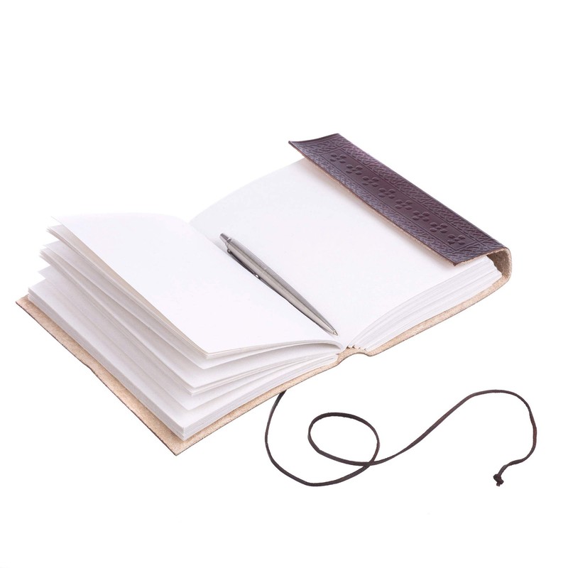 Indra Yin Yang Leather Journal Notebook