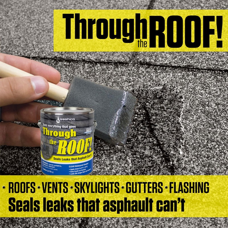 Through The Roof Sealant Clear Gallon Kit, Pack of 1