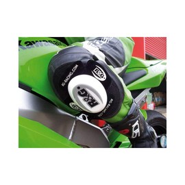 Aero knee sliders (pair, opaque/white), wet style (thicker than standard)