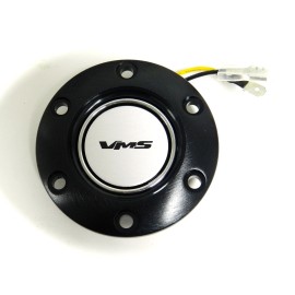 VMS RACING BLACK STEERING WHEEL RING & HORN BUTTON SL B
