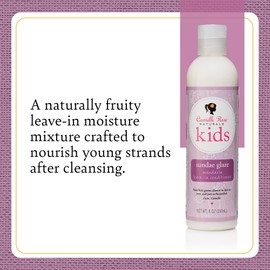 Camille Rose Kids Sundae Glaze, Mandarin Leave-In Conditioner with Sunflower & Coconut Oil, 8 oz