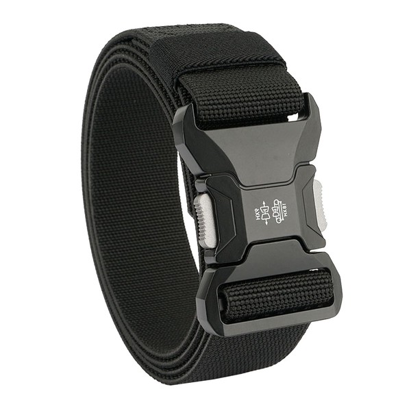 QAZSE Stretch Tactical Belts for Men Military Work Rigger Hiking