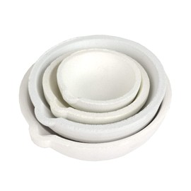LTKJ Set of 4 Crucibles Melting Dishes Ceramic Casting Torch Melt Jewelry Gold Silver 150/250/500/750g