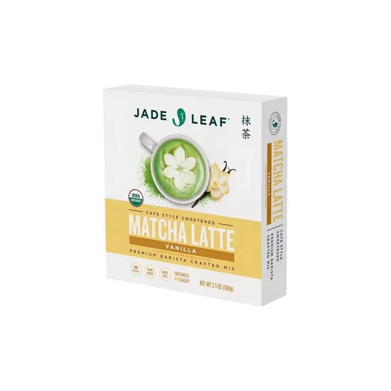 Té Verde Matcha Latte Vanilla Orgánico en Polvo, por Jade