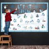 Faccito 70 Pcs Winter Bulletin Board Decorations Set Let It