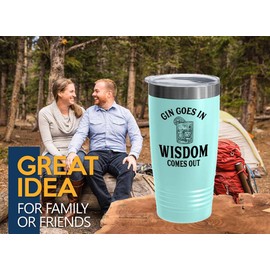 Gin Tonic lover Teal Edition Viking Tumbler 20oz - Gin Tonic in - Bartender Drink Lover Colleagues Funnny Pub Bar Alcohol Lover Brew Humor Bachelor Party