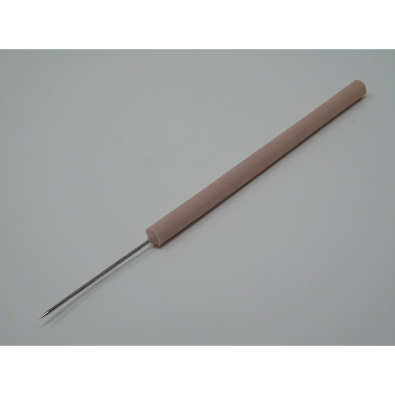 PACK OF 12 DISSECTING DISSECTION TEASING NEEDLE STRAIGHT WITH PLASTIC