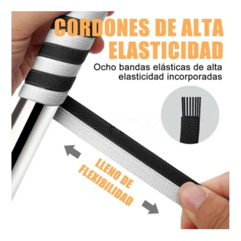 6 Pares Agujetas Sin Nudo Elásticas Hebilla Metal Para Tenis