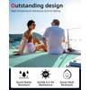 Abahub EVA Foam Boat Decking 48''x16'' Non-Slip Surfboard Traction Pad