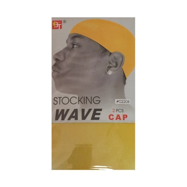 Beauty Town Stocking Wave Caps - Yellow