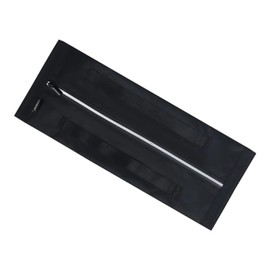 Moyad Reusable Grocery Bag Water-Resistant Shopping Bag Foldable Machine-Washable Zipper Storage Pouch, Black - 1 Pack