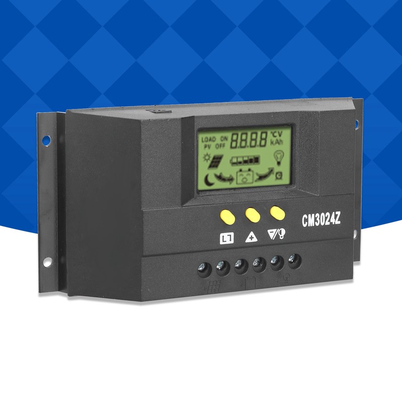 CM3024Z PWM Solar Charge Controller LCD Display Solar Panel Intelligent