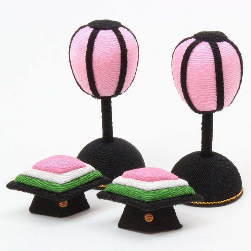 Hanakicho Warabe Hina Dolls, Compact, Mini, Chirimen Crepe, Crafted