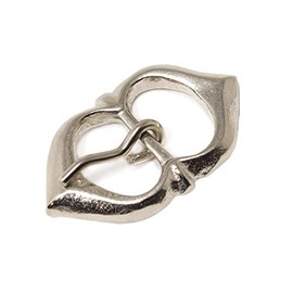 Vehi Mercatus Buckle 1470-1650 for Straps up to 15 mm Silver-Plated Brass