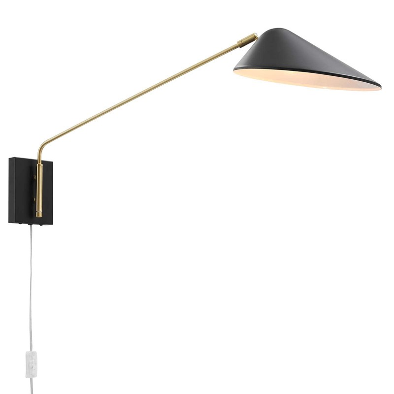 Modway EEI-5295-BLK Wall Sconce, Black