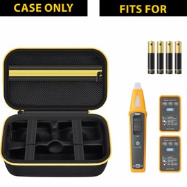 Case for Fluke BK120 SmartTrace Breaker Finder and ST120+ GFCI Socket Tester, Voltage Circuit Tracer Holder Tool Bag for Voltage Outlet Tester Multimeter Accessories Storage (Box Only)