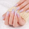 DANNI & TONI Semi Cured Gel Nail Strips Blue-Pink Ombre