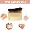 FUZVOL Tanning brush,Self Tan Brush,Blending Buffing Stippling Foundation Brush,Liquid Powder