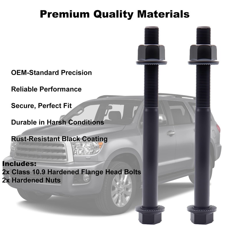 Shock Absorber Bolt, Strut Mount Bolt with Nut for Toyota