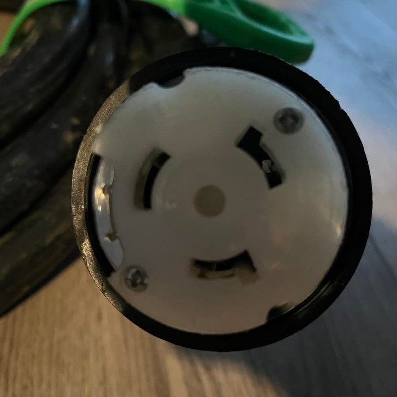 50 Amp RV Twist Lock Cord - Plug End Cover.