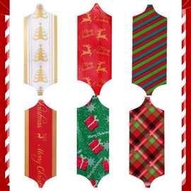 Bskifnn Pull Bows for Gifts Christmas Bows 5" Wide 12 Different Beautiful Color Wrapping Ribbon Accessories for Gift,Wine Bottles,Baskets (12)