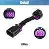X AUTOHAUX Fit for Chevy Camaro 2010-2015 DRL Daytime Running