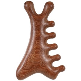 4-in-1 Scalp Massage Comb, Wooden Comb, Scalp Massage Comb, Wooden Gua Sha Comb, Multifunctional Sandalwood Scalp Massage Comb for Men Women for Head Care, Stress Relief, Relaxation, Circulation