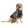 Reddy Black Sherpa Hooded Dog Jacket, X-Large