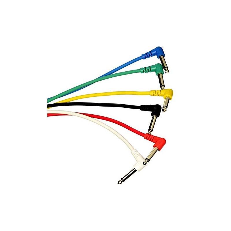 OmniaLaser - Audio Cable Jack Mono 6.3 mm Angled for
