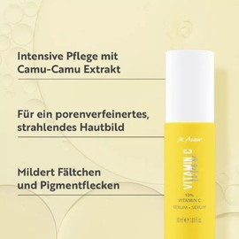 M. Asam Vitamin C Intense 10% Serum (30 ml) - Anti-Ageing Face Serum with 10% Vitamin C & Camu Camu Extract for Skin's Own Collagen Building, Reduces Wrinkles & Moisturises, Vegan Face Care