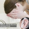 Disposable Ear Covers for Shower, 100 Pack Waterproof Ear Covers