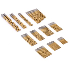 Titanium Coated HSS Drill Bit Set,drill bits for metal rill bit set 99pc Drill Bits Steel High Speed Twist Drill Bit Set 1.5mm - 10mm,drill bit set metric 99,drill bits for Wood Plastic and Aluminum