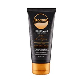 Leocrema Hand Cream with 100% Organic Argan Oil - Strong anti-aging effect - slowing skin aging! Provides 24-hour deep hydration! 75ml