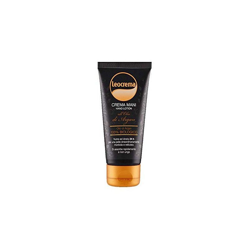 Leocrema Hand Cream with 100% Organic Argan Oil - Strong