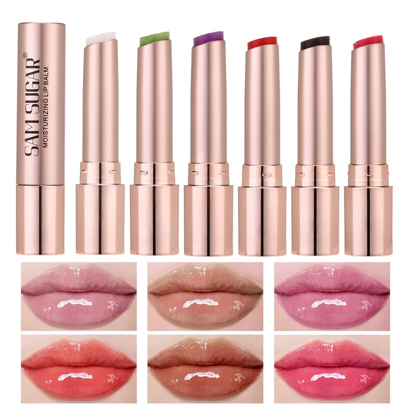 sam sugar Tinted Lip Balm Hydrating Lip Gloss Long lasting