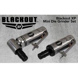 Blackout XP Air Die Grinder Kit with 1/4” Right Angle Grinder and 1/4” Straight Die Grinder Combo