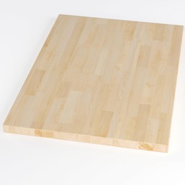 Butcher Block Countertop Solid Wood Table Top Birch Countertop Cutting Board for DIY Wood Desk Top Washer Dryer Counter Top Butcher Block Work Bench Top for Office Desk, Unfinished Top 36 x 25x 1.4 in