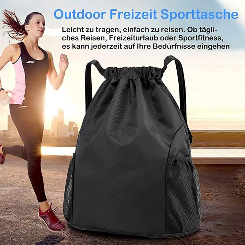 KUNLONGSKY Waterproof Sports Bag with Zip Inner Pocket Hipster Lined