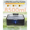 UPSKY 2.25Gal Elevated Dog Water Fountain Filters - 10 Replacement