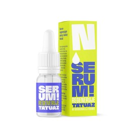 NEBA - Tattoo Serum Frisches Tattoo - Tattoo Pflege, Aftercare - ab den ersten Tagen nach Tätowieren, Feuchtigkeitsspendend - Vegan, mit Shea Butter, Vit. E, Aloe Vera, Allantoin, D-Panthenol - 10 ml