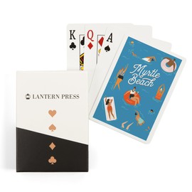 Lantern Press Myrtle Beach, South Carolina, Swimmers (52 Playing Cards, Poker Size Card Deck with Jokers)