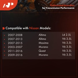 A-Premium Automatic Transmission Fluid Filter with Pan Gasket Compatible with Nissan Altima 2007-2013, Murano 2003-2007/2009-2016, Maxima 2007-2015, Quest 2011-2016, Replaces 31726-1XA01, 317261XA01