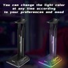 BABITOO RGB Headphone Stand Gaming Headset Holder - Headphone Holder