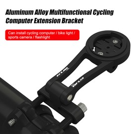 Bike Computer Mount Extend  Aluminum Alloy Lightweight Adjustable For Garmin Bryton Cateye Wahoo Bike Computer Bracket