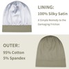 Zenssia Satin Bonnet for Sleeping, Stretchy Satin Sleep Bonnet for