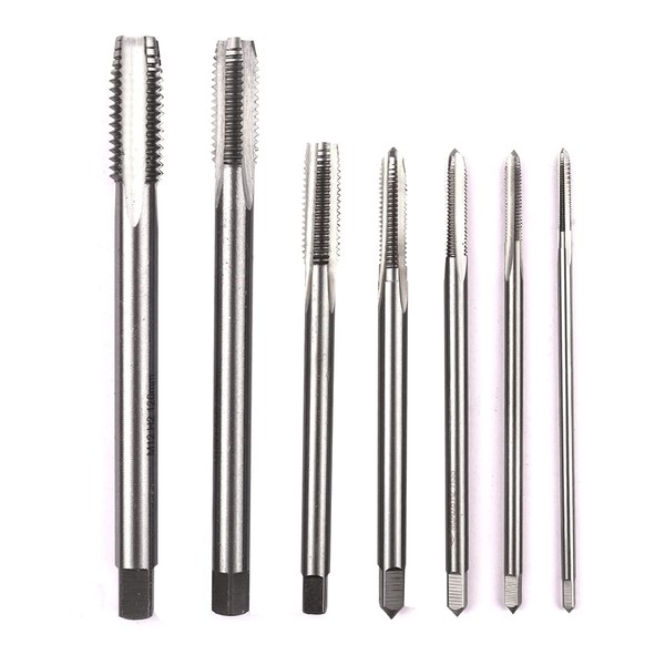 ATOPLEE Metric Machine Thread 7 Piece HSS Straight Groove Tap