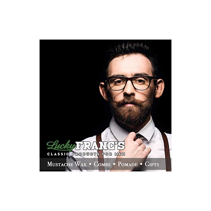 Mustache Wax. LARGE 2oz. Size Strong Hold Unscented. Handlebars, Fu