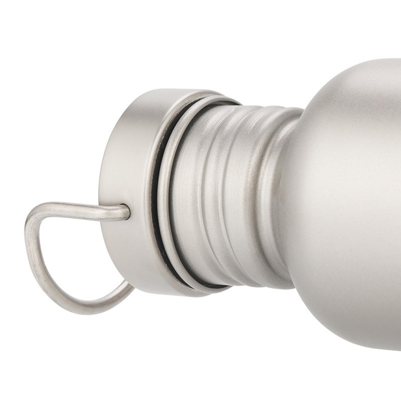 Lixada 430ml Leakproof Titanium Bottle Ultralight Outdoor Camping Cycle Hiking